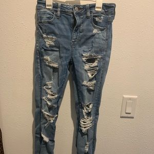 American Eagle Hurricane Distressed Skinny Jeans